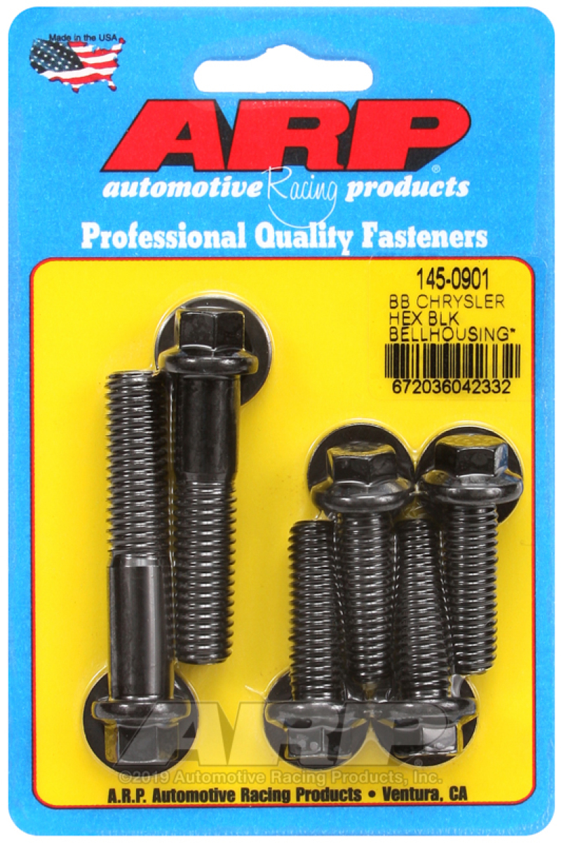 ARP BB Chrysler Hex Bellhousing Bolt Kit - 145-0901