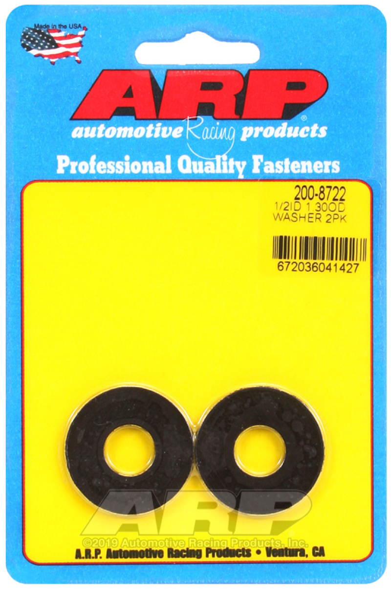 ARP 1/2 ID 1.30 OD Black Oxide Washer Kit (2 Pieces) - 200-8722