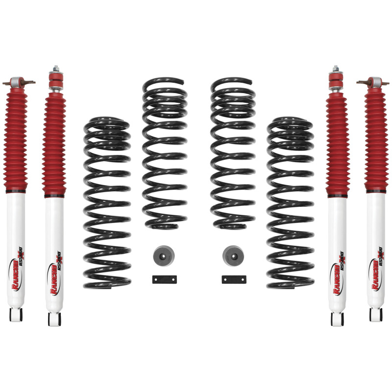 Rancho 07-17 Jeep Wrangler Front and Rear Suspension System - Master Part Number / One Box - RS66119BR5