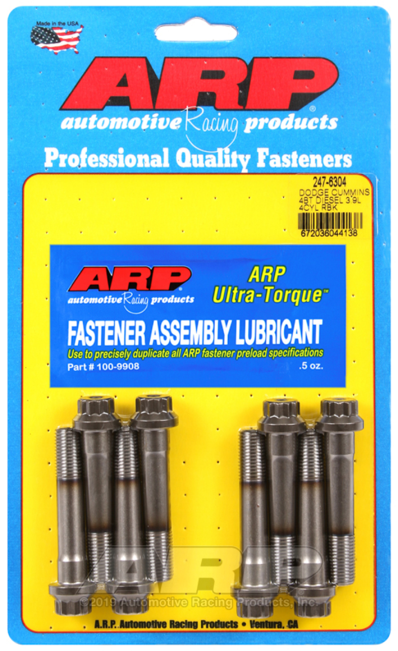 ARP Dodge Cummins 3.9L 8V ARP2000 Rod Bolt Kit - 247-6304