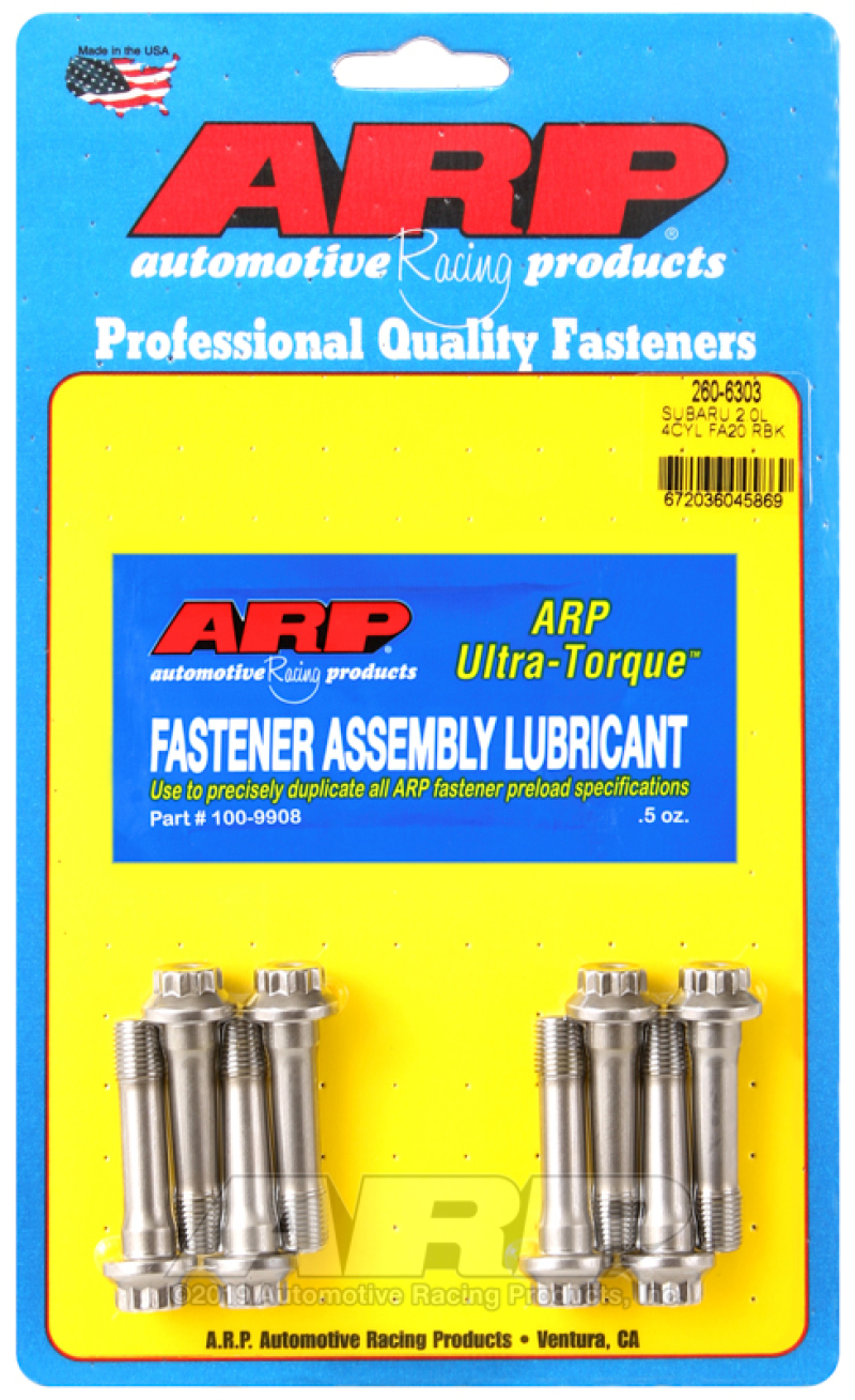 ARP Subaru FA20 2.0L Rod Bolt Kit - 260-6303