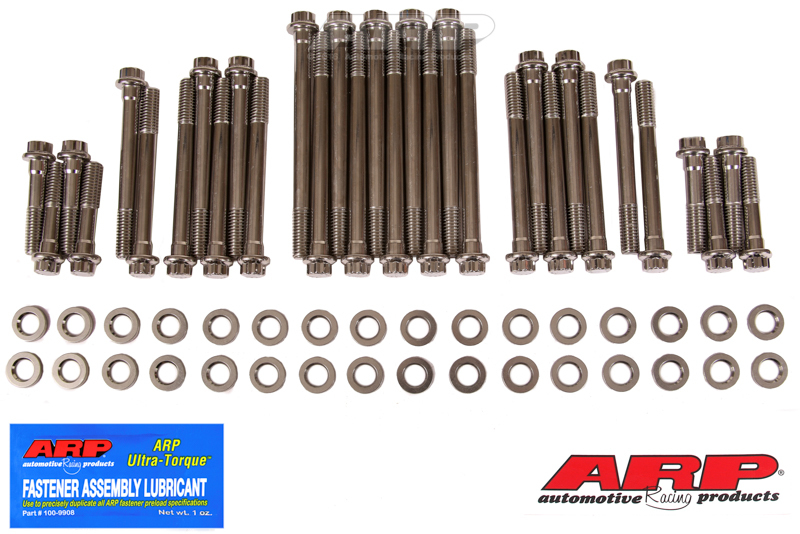 ARP Big Block Chevy With Brodix Aluminum Heads 12pt Head Bolt Kit - Stainless Steel - 435-3702