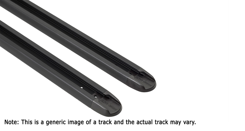Rhino-Rack RTV Tracks w/Hardware & End Caps - 58.3in - Pair - RTV148