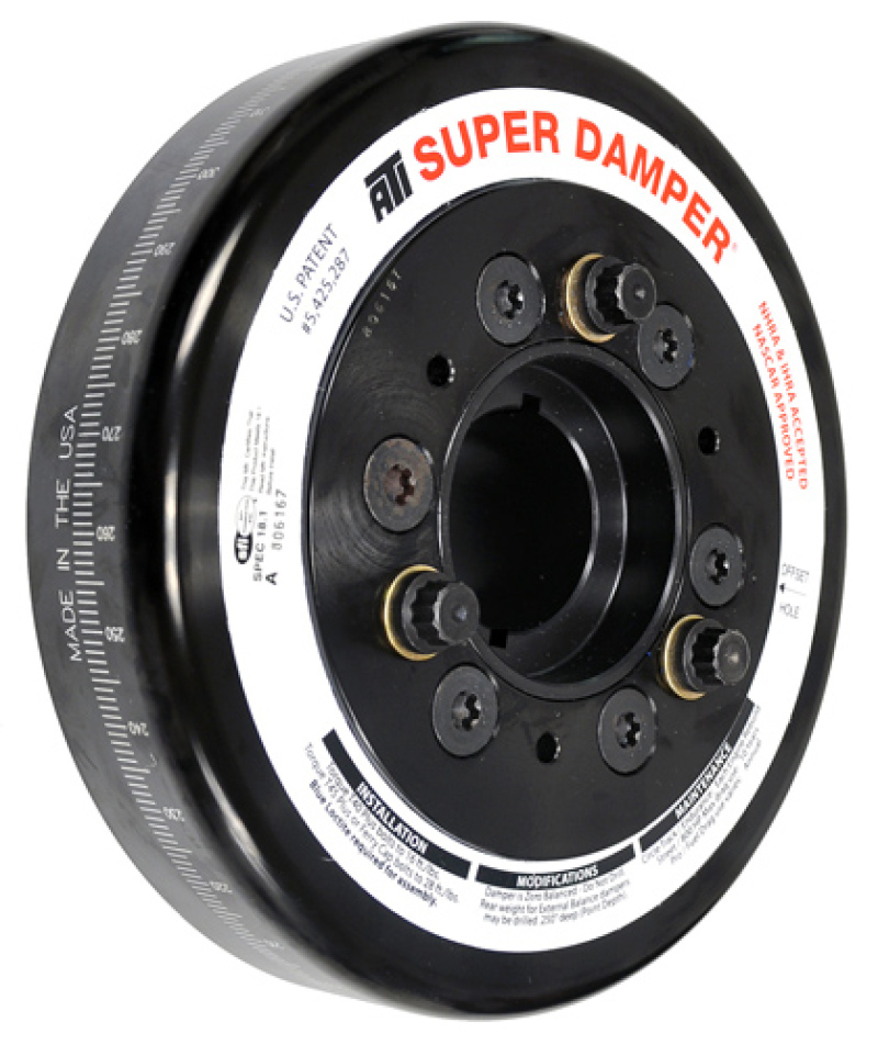 ATI Damper - 7.074in - Steel - Chevy BB - 3 Ring - Undersize Hub - 1Pc - ATI917060U