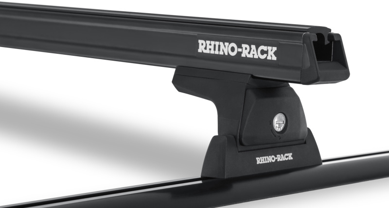 Rhino-Rack Heavy Duty 54in 2 Bar Roof Rack w/Tracks - Black - Y01-120B