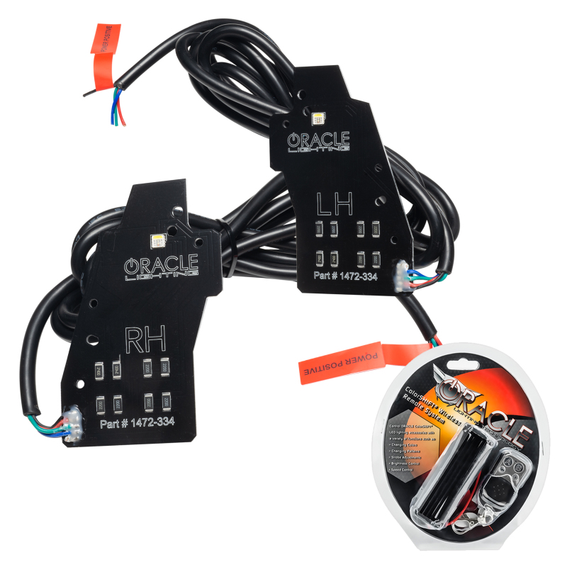 Oracle 20-22 Ford Explorer Dynamic RGB Headlight DRL Upgrade Kit - ColorSHIFT - w/ RF Controller - 1472-330