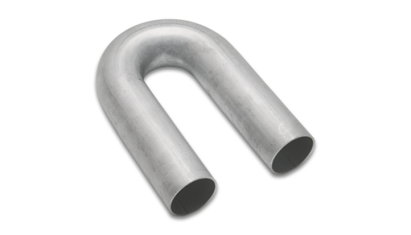 Vibrant 321 Stainless Steel 180 Degree Mandrel Bend 2.25in OD x 3.375in CLR 16 Gauge Wall Thickness - 13846