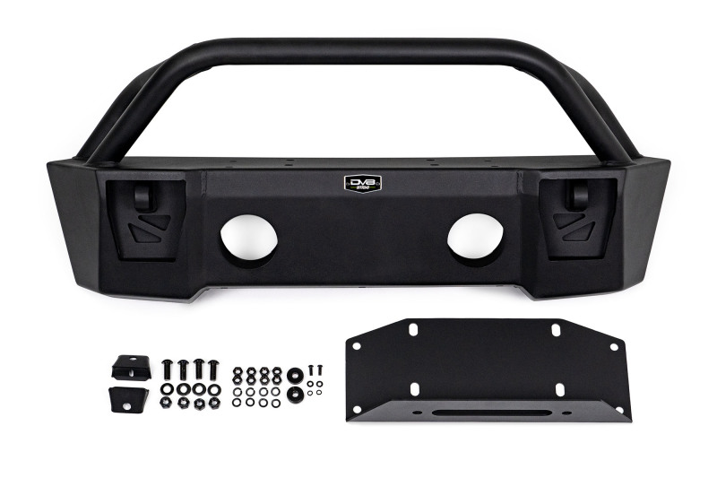 DV8 Offroad 07-22 Jeep Wrangler JK/JL Pocket Front Bumper - FBJL-04