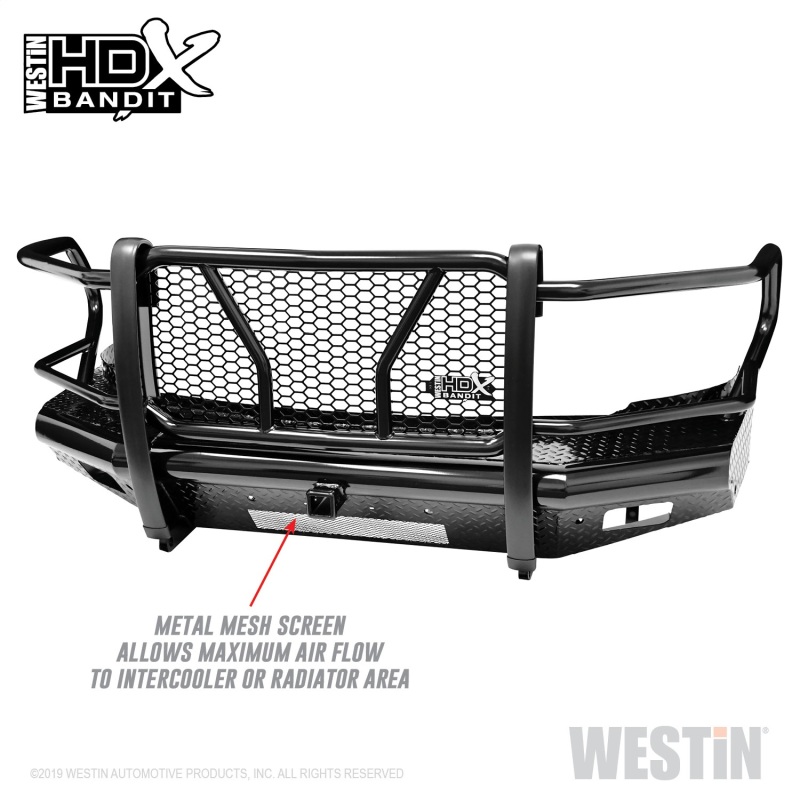 Westin 10-18 RAM 2500/3500 HDX Bandit Front Bumper - Black - 58-31175