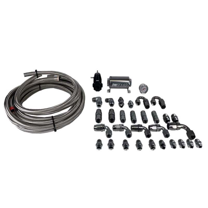 DeatschWerks X3 Series Pump Hanger PTFE Plumbing Kit for 1999-2004 Ford F-150 Lightning - 6-622