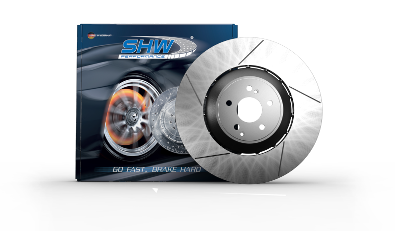 SHW 17-20 Porsche Panamera 4 3.0L w/20in Whl/Red Caliper w/o Ceramic Brake Right Rear Slot LW Rotor - PRR49928