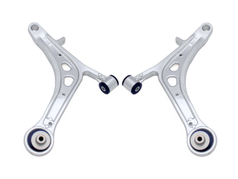 SuperPro 2008 Subaru Impreza WRX STI Front Lower Alloy Control Arm Kit (+Caster) - ALOY0015K