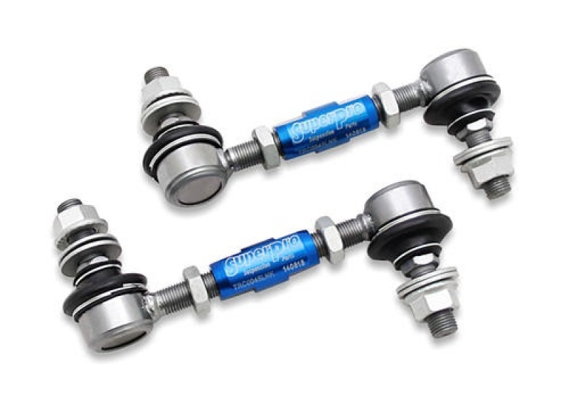 SuperPro 2015 BMW 228i Base Rear HD Adjustable End Link Set (10mm Studs 125mm-145mm Length) - TRC1045A