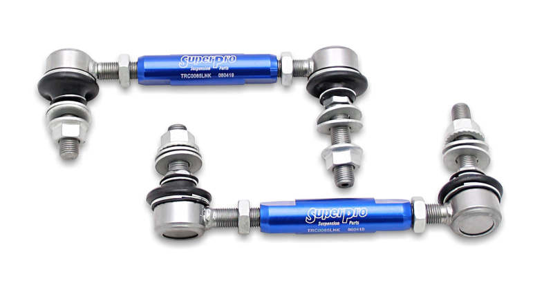 SuperPro 2003 Lexus GX470 Base Front HD Adjustable End Link Set - TRC1285L