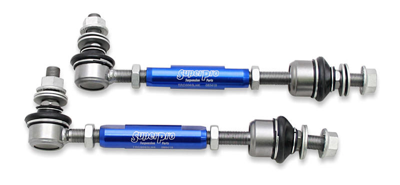 SuperPro 2003 Lexus GX470 Base Rear HD Adjustable End Link Set - 12mm Studs - TRC1285V