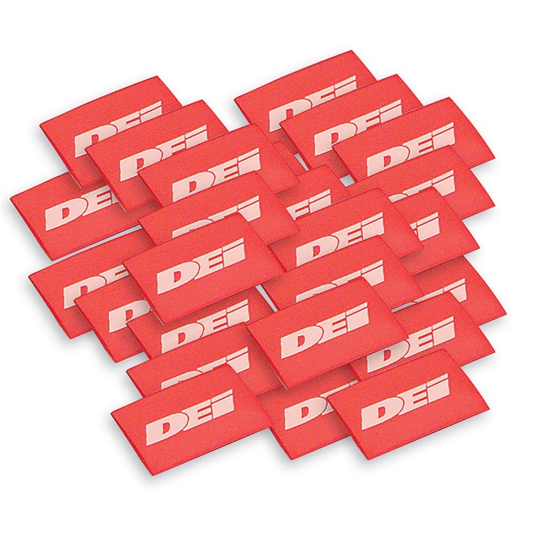 DEI Hi-Temp Shrink Tube 18mm x 1.5in - Red - 10820