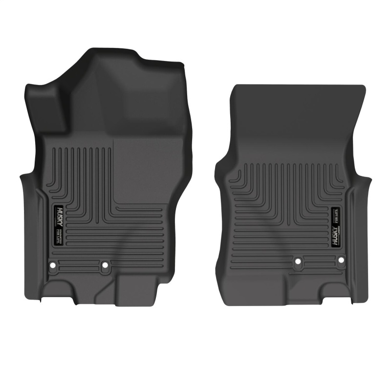 Husky Liners  2022 Nissan Frontier King Cab Ext. Cab/CC  WeatherBeater Black Front Floor Liners - 13521