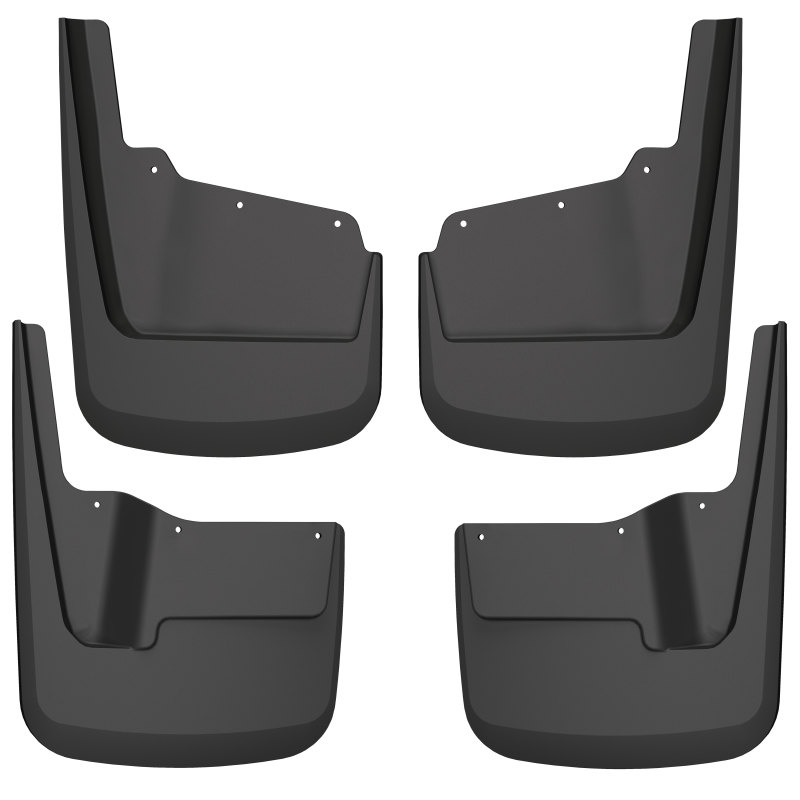 Husky Liners 20-22 GMC Sierra 2500/3500 HD (Excl. Dually) Front & Rear Mud Guards - Black - 58296
