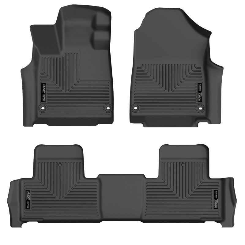 Husky Liners 2022 Acura MDX Weatherbeater Black Front & 2nd Seat Floor Liners - 95181