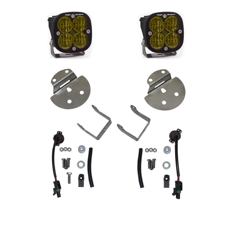 Baja Designs 15-19 Canyon/Colorado Fog Light & Fog Pocket Kit - Amber - 447715