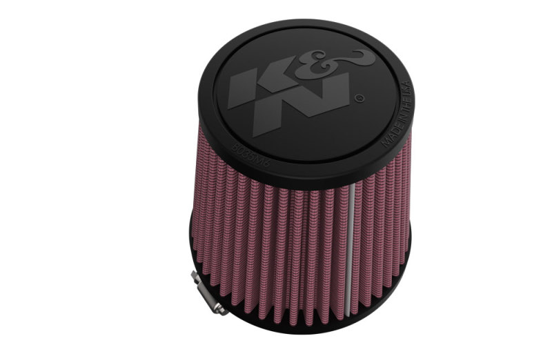 K&N Universal Clamp-On Air Filter 3in FLG /4 1/2in B / 3 1/2in T / 4 3/8in H - RU-9410