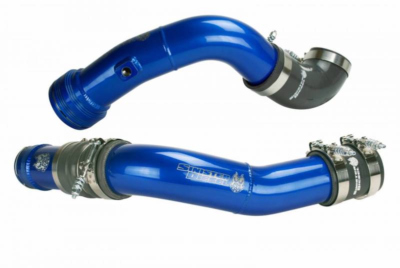 Sinister Diesel 2017-2021 Ford Powerstroke 6.7L Intercooler Charge Pipe Kit - SD-6.7PIPK17-01-20