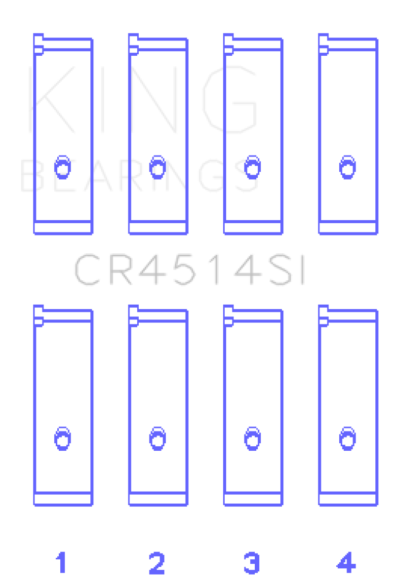 King Toyota 1AZFE/2AZFE Connecting Rod Bearing Set - CR4514SI025