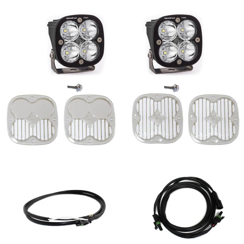 Baja Designs 2021+ Ford Bronco A Piller Light Kit Squadron Pro Spot w/Upfitter - 447754UP