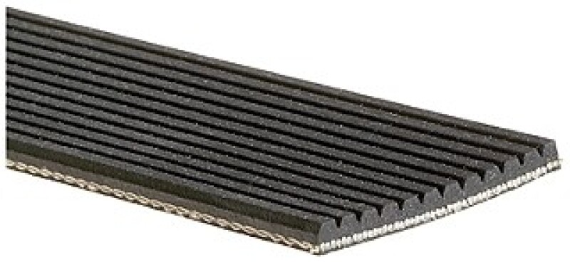 Gates High Performance Micro-V Belts - 10 Ribs - .375in x 67.5in Length - Black - K100670RPM