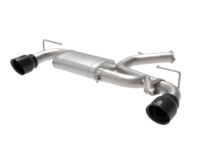 aFe 21-22 Hyundai Veloster N L4-2.0L Takeda 3in 304 SS Axle-Back Exhaust System w/ Black Tip - 49-37029-B