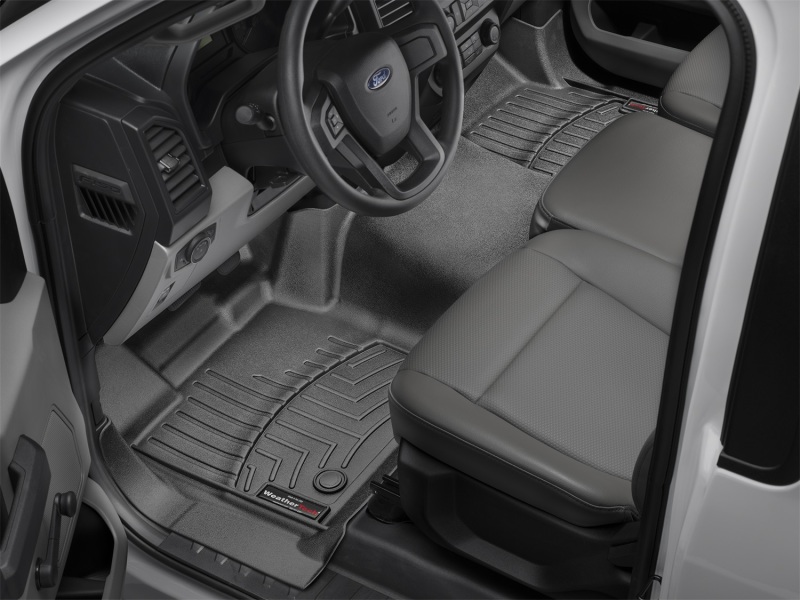 WeatherTech 2012-2019 Nissan NV Passenger Rear FloorLiner for Vinyl Floors - Black - 4411173V