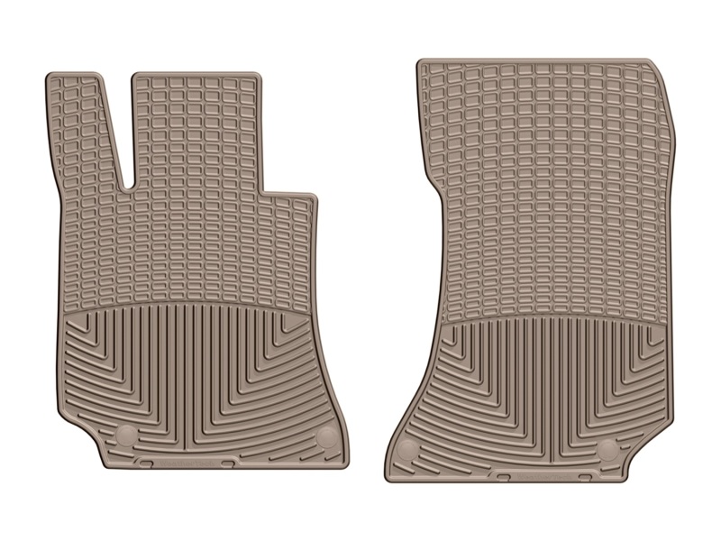 WeatherTech 2015-2018 Mercedes-Benz CLS-Class Front Rubber Mats - Tan - W357TN