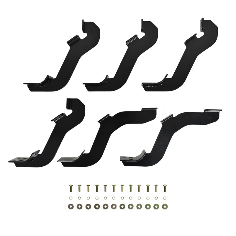 Westin 19-22 Ford Ranger SuperCrew/SuperCab Premier Oval Nerf Step Bar Mount Kit - Blk - 22-2265