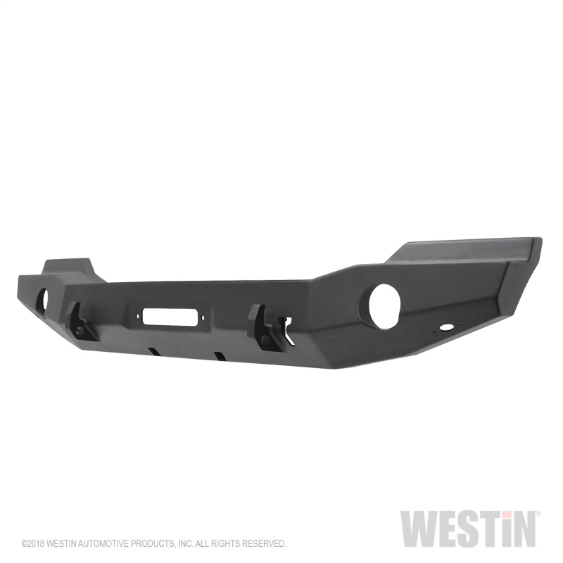 Westin 07-18 Jeep Wrangler JK WJ2 Full Width Front Bumper - Tex. Blk - 59-80035