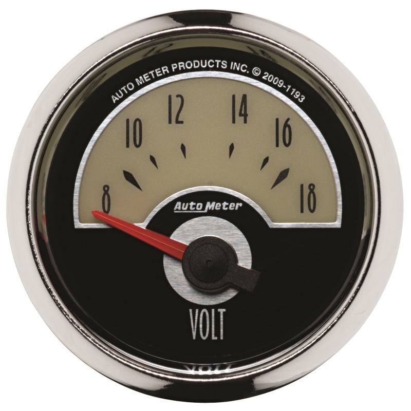 Autometer Cruiser Voltmeter 2 1/16in 18V Electric Gauge - 1193