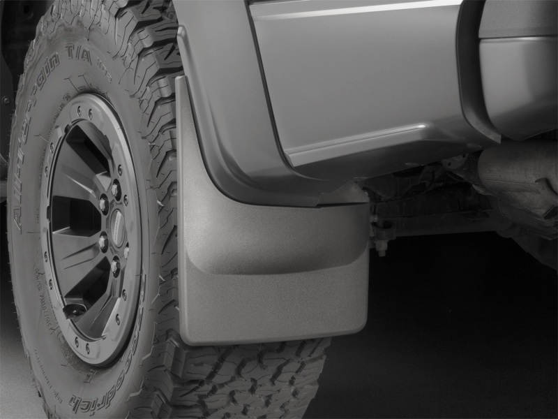WeatherTech 2021+ Ford Bronco No Drill Mudflaps (Style 2/Will Not Fit 315 Tire Size) - Black - 120151