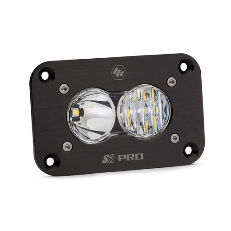 Baja Designs S2 Pro Flush Mount Driving Combo Pattern LED Work Light - Clear - 481003