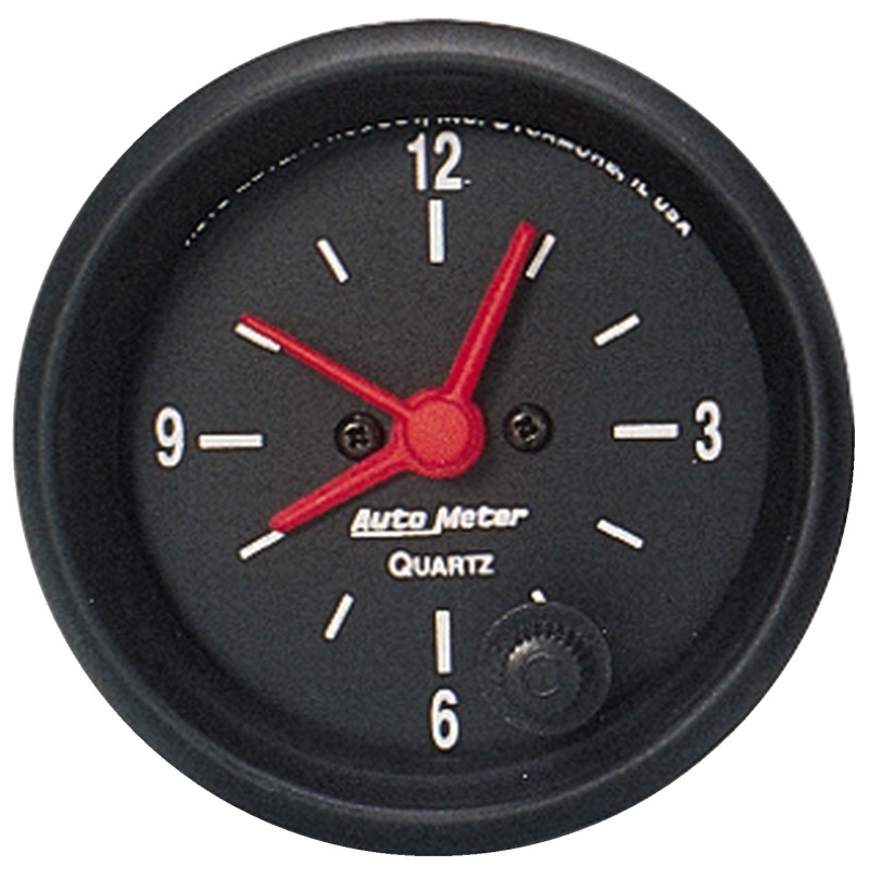 Autometer Z Series 52mm Electric Clock - 2632