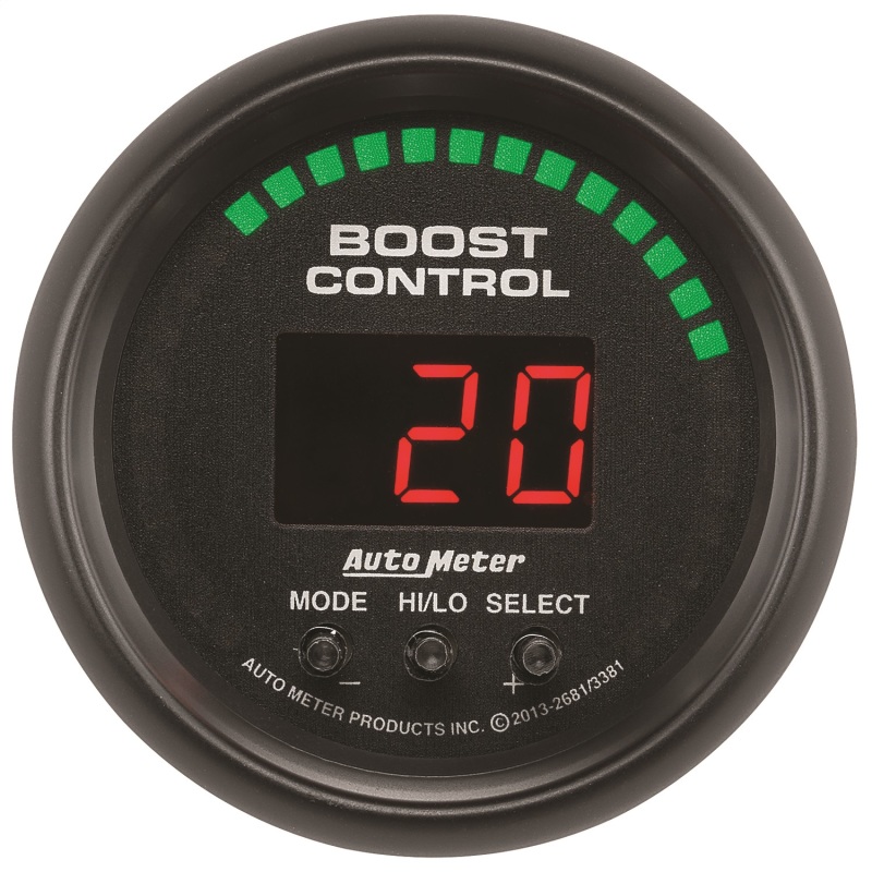 Autometer Z-Series/ES 52mm 30inHG/30psi Digital Boost Controller - 2681