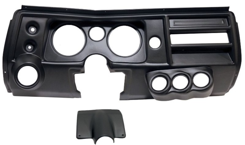 Autometer 1968 Chevrolet Chevelle W/ Vent Direct Fit Gauge Panel 5in x2 / 2-1/16in x4 - 2904