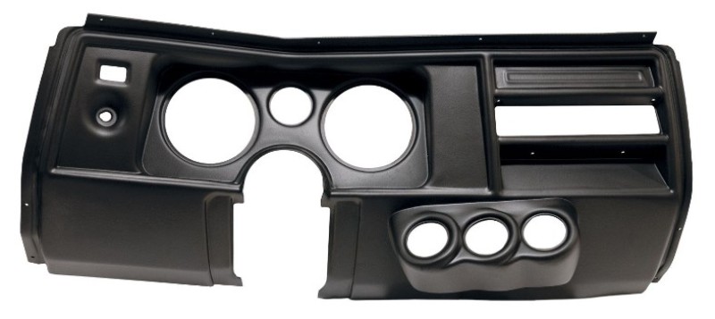 Autometer 1969 Chevrolet Chevelle No Vent Direct Fit Gauge Panel 5in x2 / 2-1/16in x4 - 2910