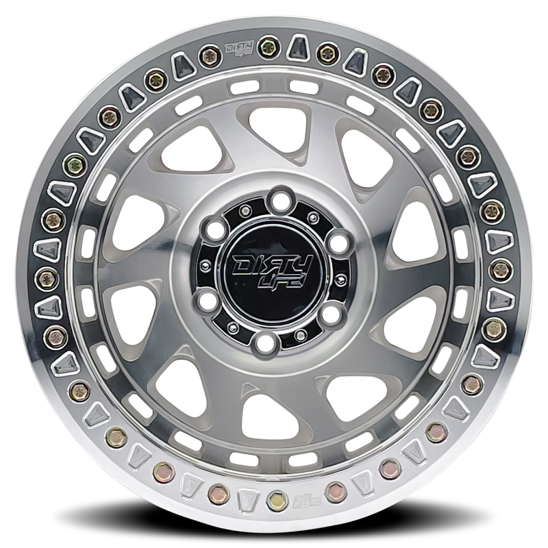 Dirty Life 9313 Enigma Race 17x9 / 8x165.1 BP / -12mm Offset / 130.8mm Hub Machined Wheel - 9313-7981M12