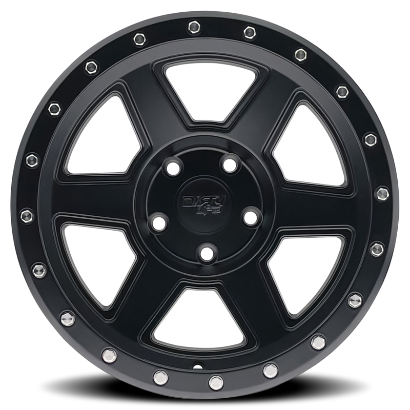 Dirty Life 9315 Compound 17x9 / 6x135 BP / -12mm Offset / 87.1mm Hub Matte Black Wheel - 9315-7936MB12