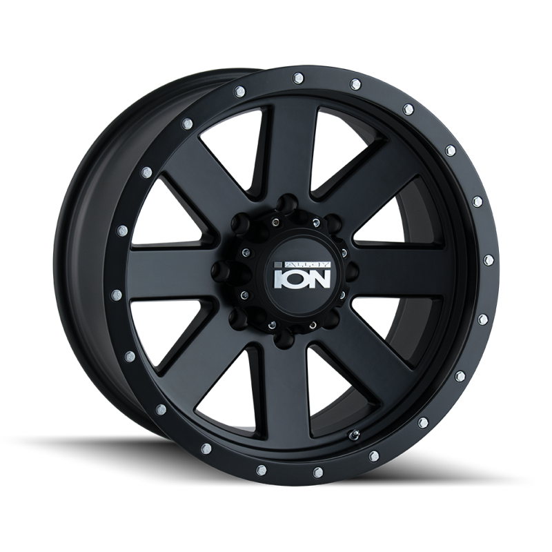 ION Type 134 17x8.5 / 6x139.7 BP / 6mm Offset / 106mm Hub Matte Black/Black Beadlock Wheel - 134-7883MB