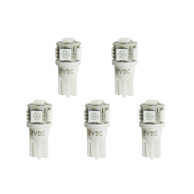 Autometer LED Light Bulb Replacement - White 5 Pack - 3288-K