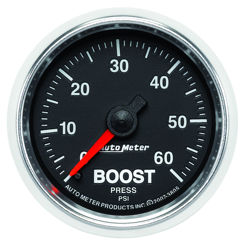 Autometer GS 52mm 0-60 psi Mechanical Boost Gauge - 3805