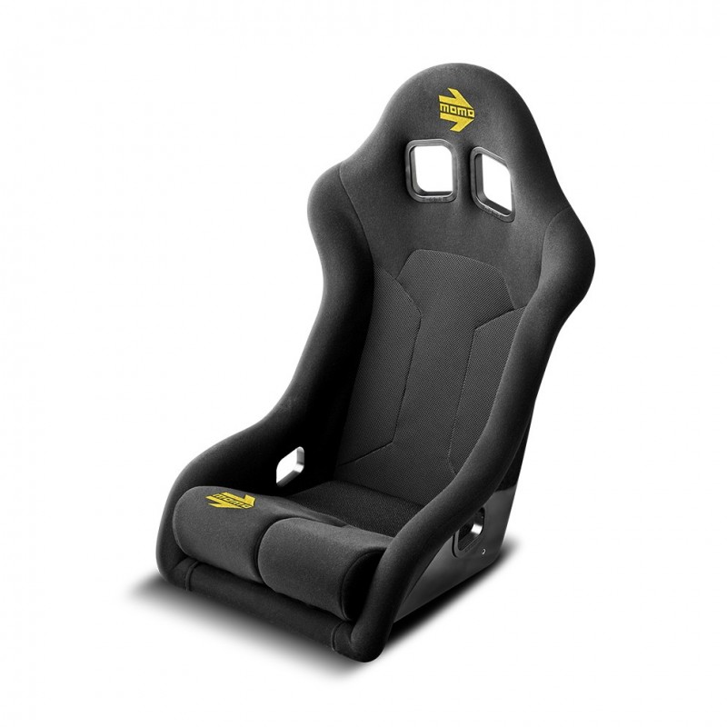 Momo Supercup Seats (FIA 8855-1999) - Black Hardshell - 1071BLK