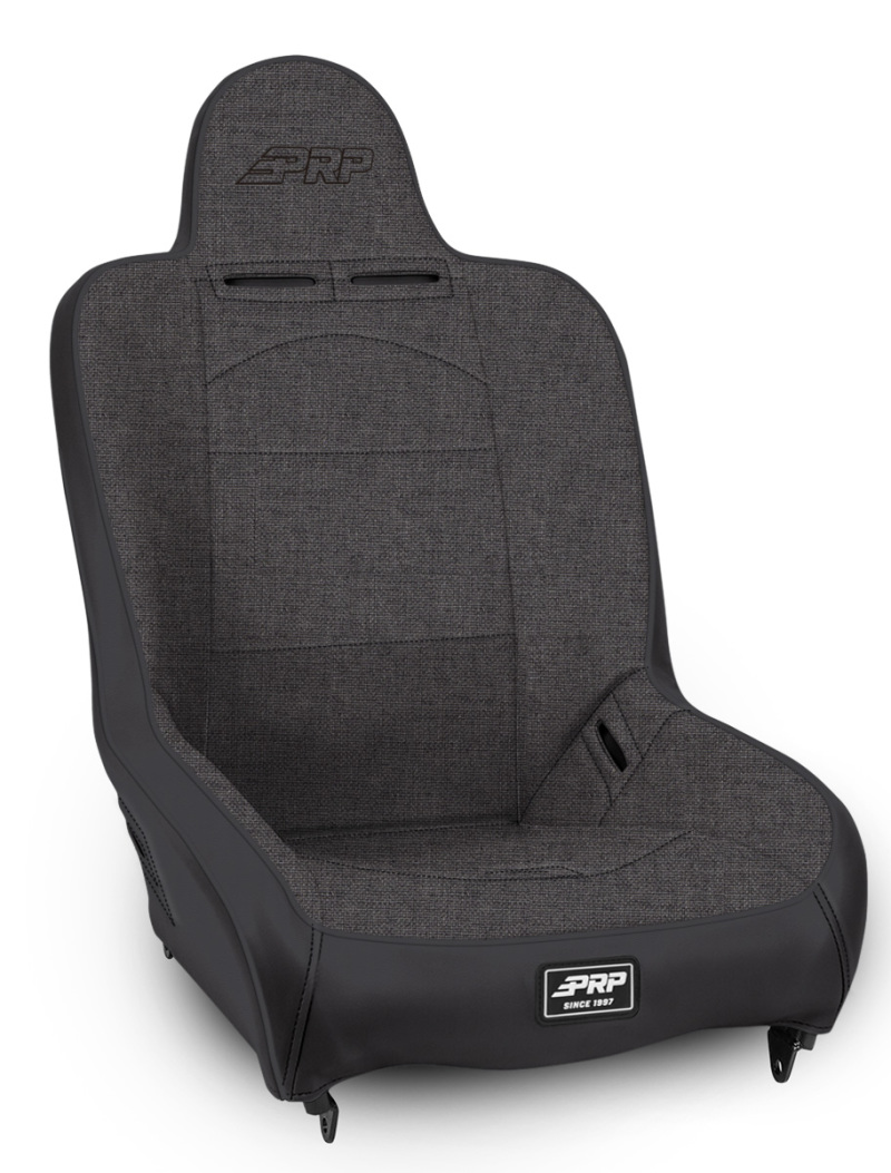 PRP Premier High Back Suspension Seat (Two Neck Slots) - All Grey - A100110-54