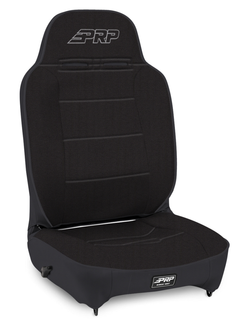 PRP Enduro High Back Reclining Suspension Seat (Driver Side) - All Black - A13011044-50