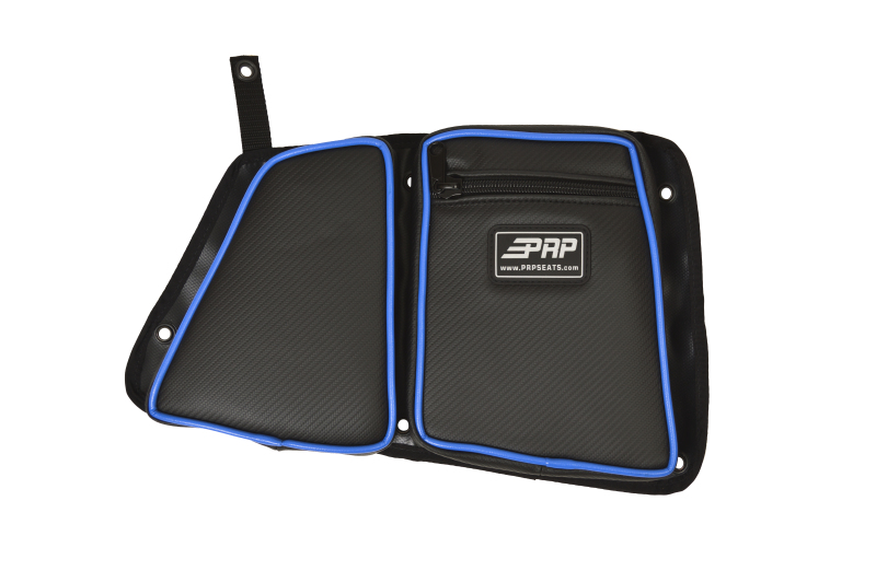 PRP Polaris RZR Rear Door Bag with Knee Pad for Polaris RZR/(Passenger Side)- Blue - E41-V